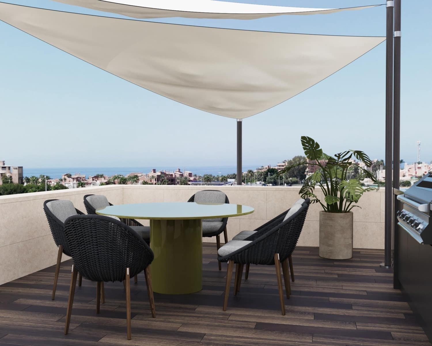 3 soveværelse Penthouse til salg i Estepona med swimmingpool garage - € 999.000 (Ref: 10112968)