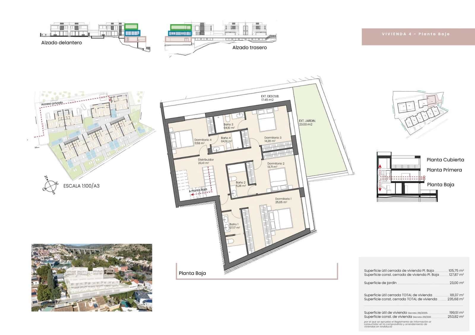 4 slaapkamer Huis te koop in Malaga stad met zwembad garage - € 1.850.000 (Ref: 10112972)