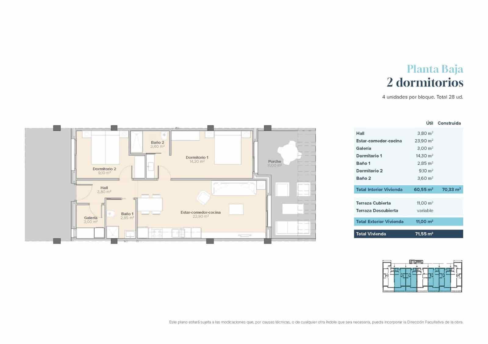 Apartamento de 2 habitaciones en Vera en venta con piscina garaje - 227.500 € (Ref: 10113082)