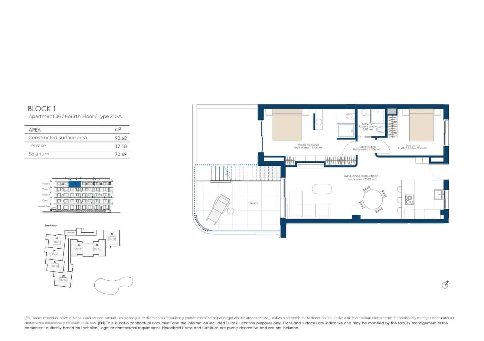 2 camera da letto Attico in vendita in El Valle Golf Resort con piscina garage - 465.000 € (Rif: 10113106)