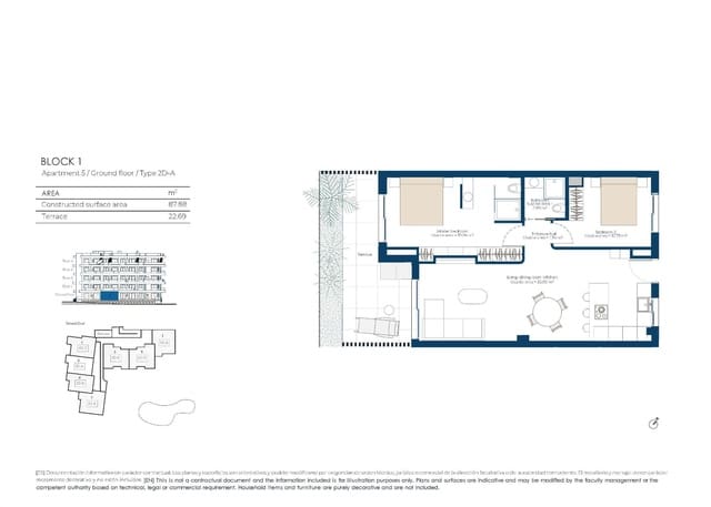 Apartamento de 2 habitaciones en El Valle Golf Resort, Murcia ciudad en venta con piscina garaje - 299.000 € (Ref: 10113110)