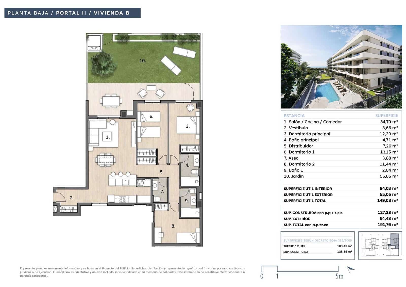 Apartamento de 3 habitaciones en Torre del Mar en venta con piscina garaje - 542.500 € (Ref: 10113165)