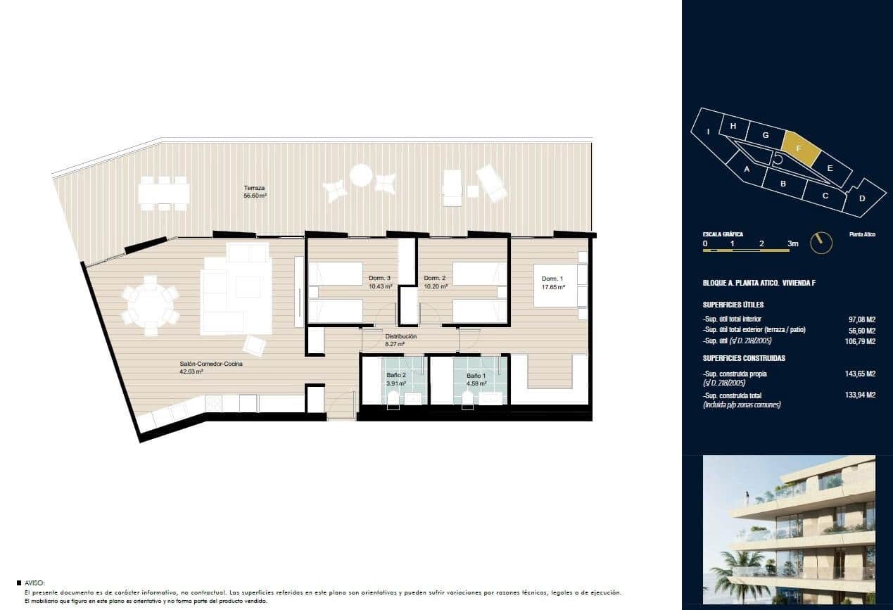 3 sypialnia Penthouse na sprzedaż w Castillo de la Duquesa z basenem garażem - 930 000 € (Ref: 10113206)