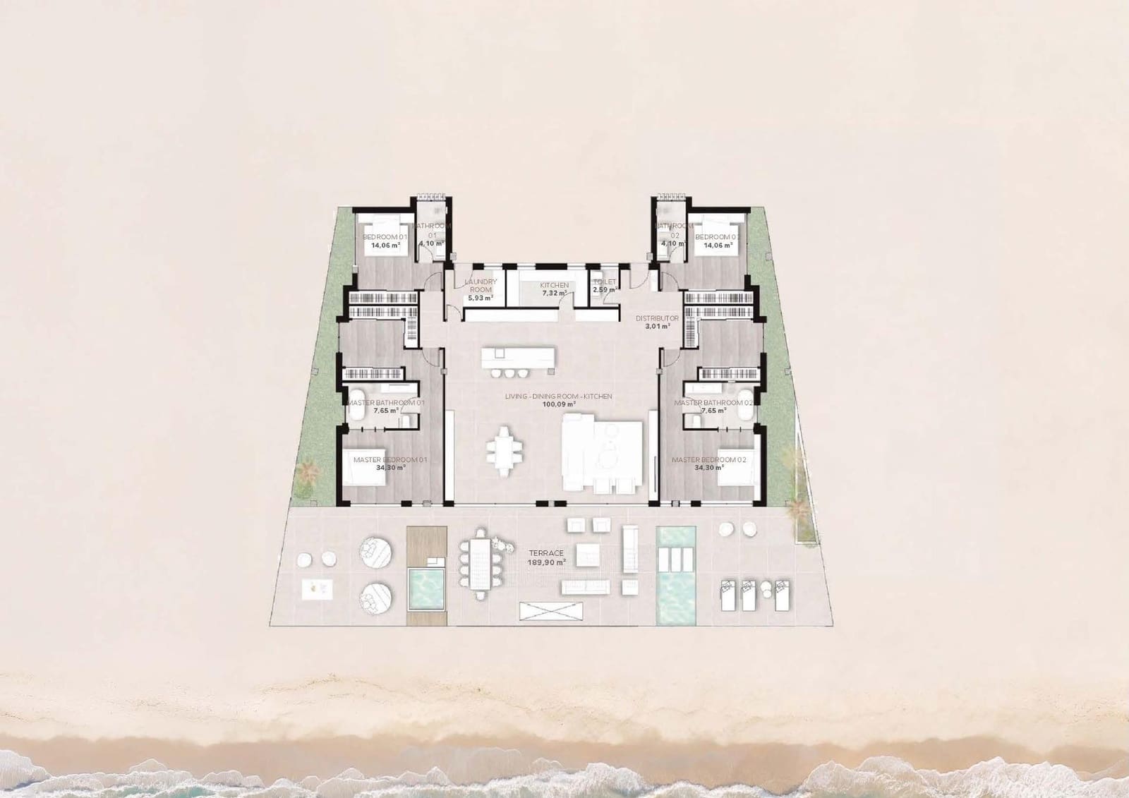4 bedroom Apartment for sale in Estepona with pool garage - € 5,700,500 (Ref: 10113240)