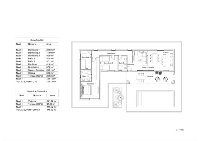 3 bedroom Villa for sale in La Romana with pool garage - € 433,000 (Ref: 10133754)