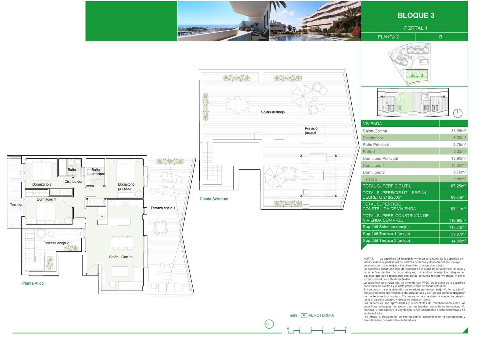 3 chambre Penthouse à vendre à Estepona avec piscine garage - 710 000 € (Ref: 8834819)