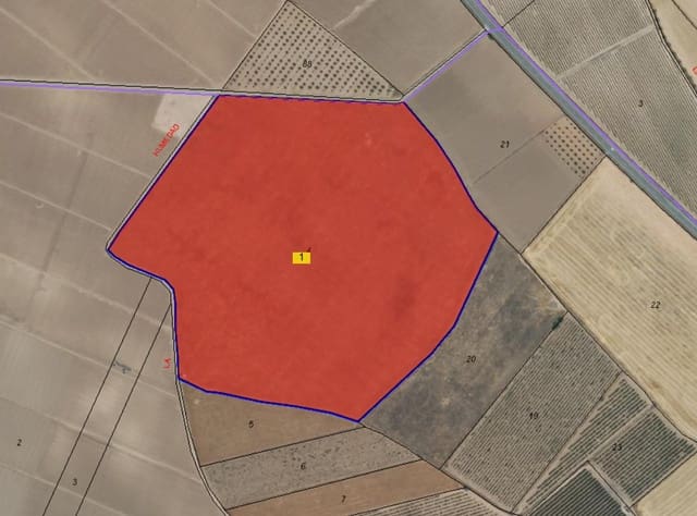 Ubebygd land til salgs i Yecla - € 219 500 (Ref: 8845949)