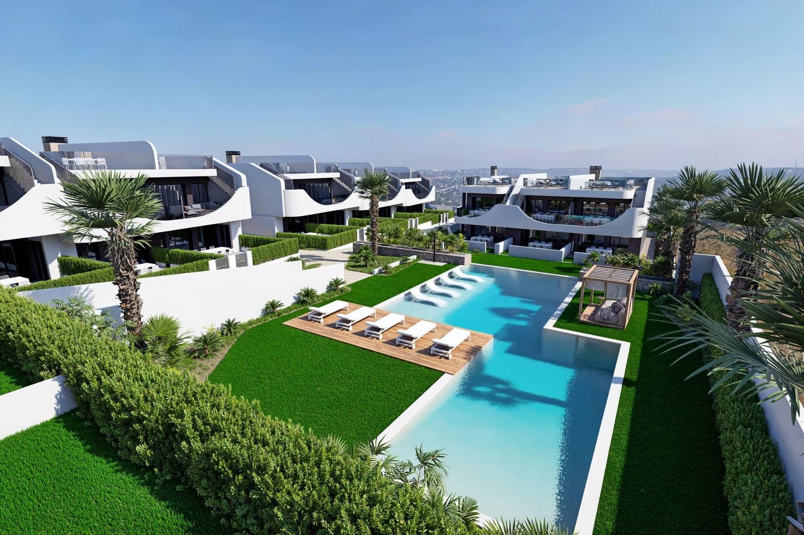 2 soveværelse Byhus til salg i San Miguel de Salinas med swimmingpool garage - € 235.000 (Ref: 8845997)