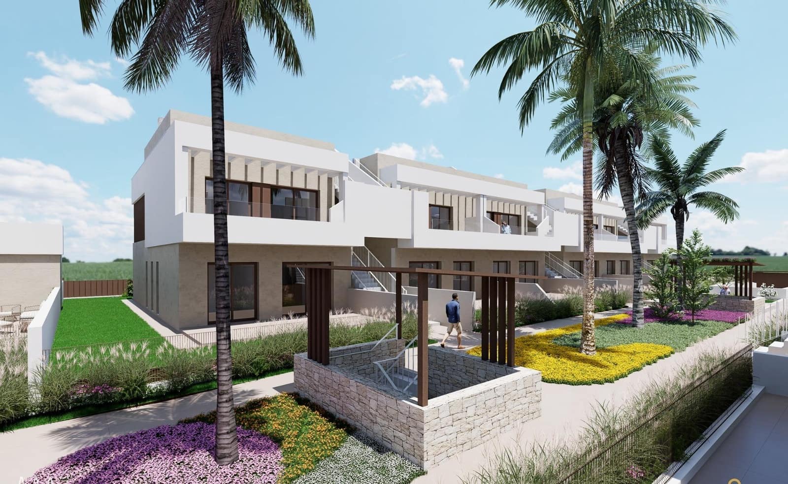 3 soveværelse Byhus til salg i Los Alcazares med swimmingpool garage - € 320.000 (Ref: 8856625)
