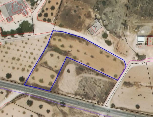 Grunde uden byggetilladelser til salg i Pinoso - € 13.800 (Ref: 8947018)