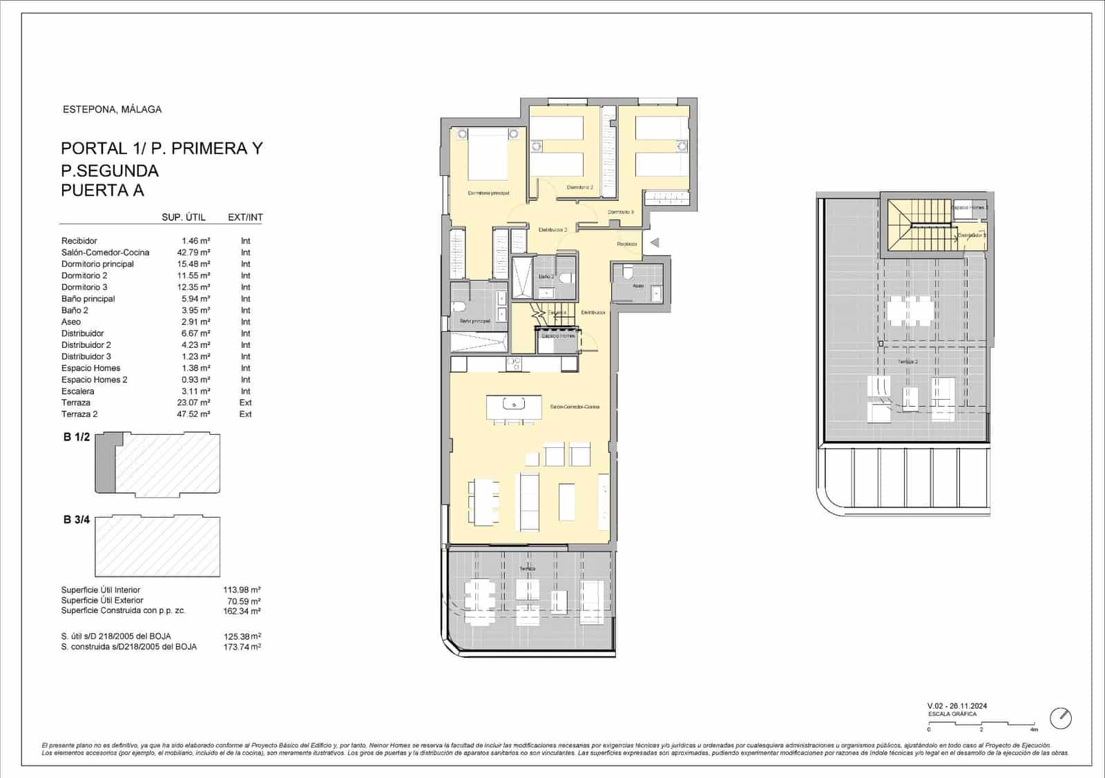 3 chambre Appartement à vendre à Estepona avec piscine garage - 890 000 € (Ref: 9009287)