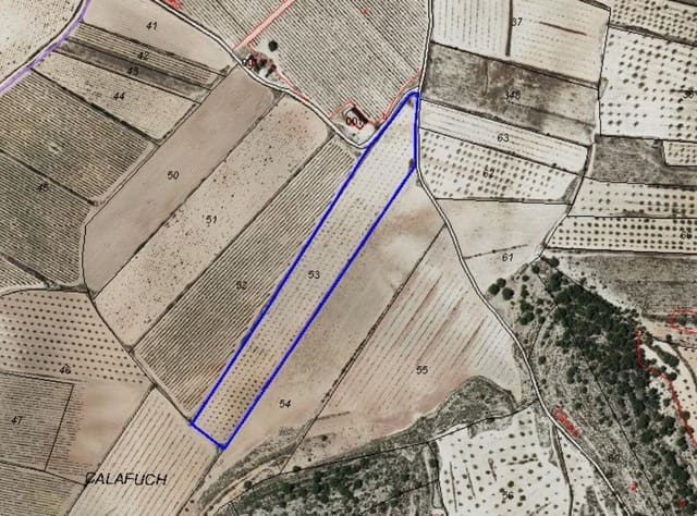Teren niezagospodarowany na sprzedaż w Monóvar / Monóver - 46 900 € (Ref: 9016569)