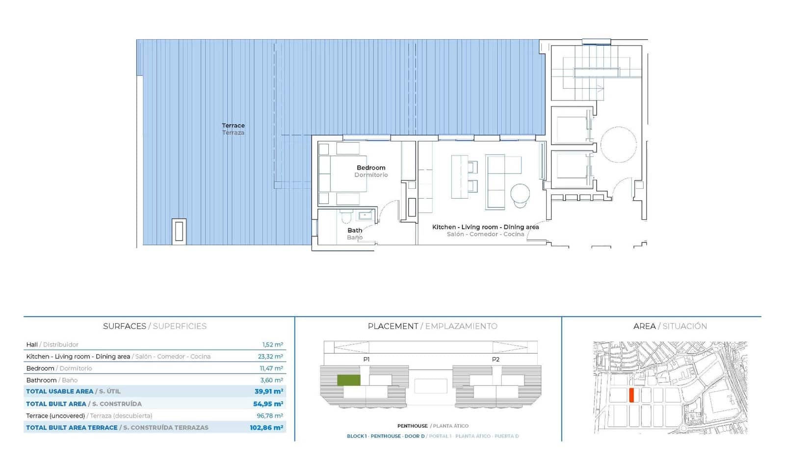 1 soverom Penthouse til salgs i Las Lagunas de Mijas med svømmebasseng garasje - € 368 900 (Ref: 9025462)