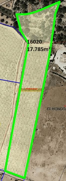 Ubebygd land til salgs i Pinoso - € 80 000 (Ref: 9081839)