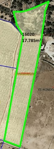 Ubebygd land til salgs i Pinoso - € 80 000 (Ref: 9081839)