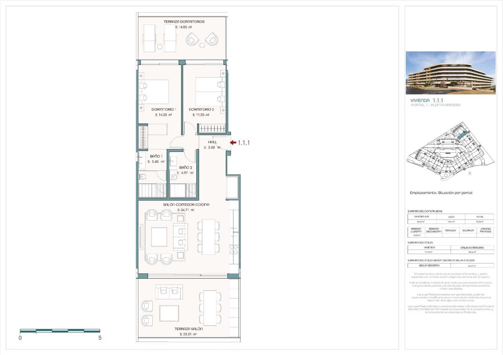 2 soverom Leilighet til salgs i Estepona med svømmebasseng garasje - € 610 000 (Ref: 9210329)