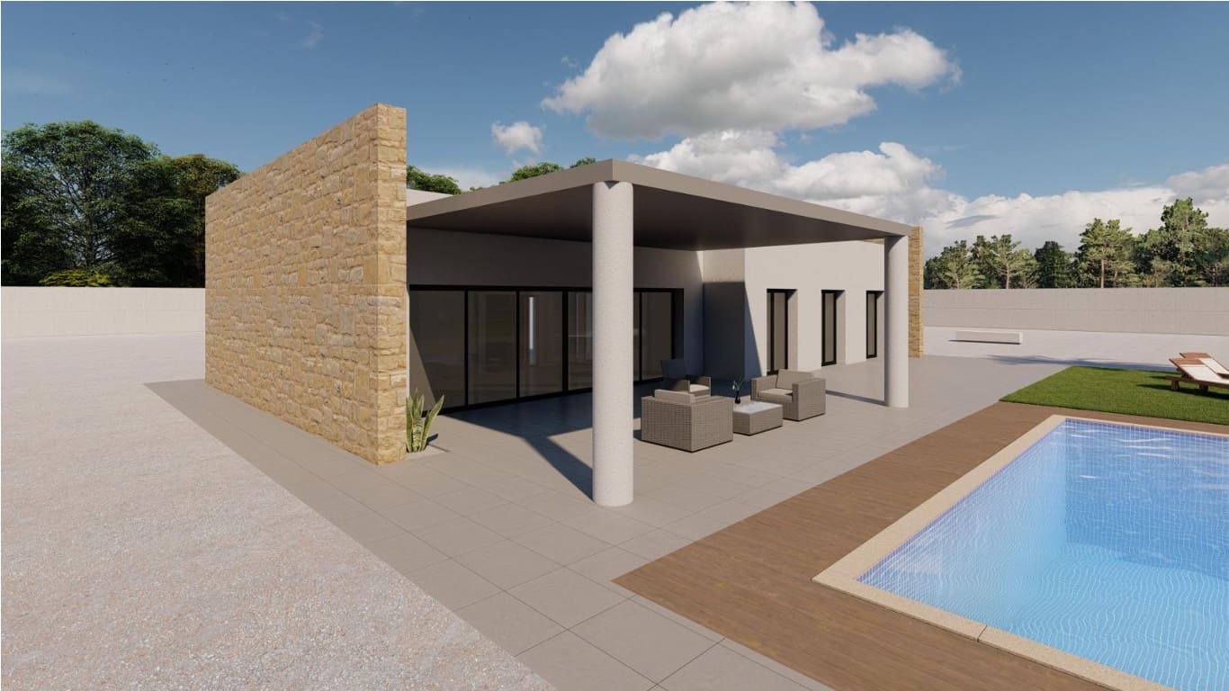 3 sypialnia Willa na sprzedaż w Pinoso z basenem - 429 000 € (Ref: 9356962)