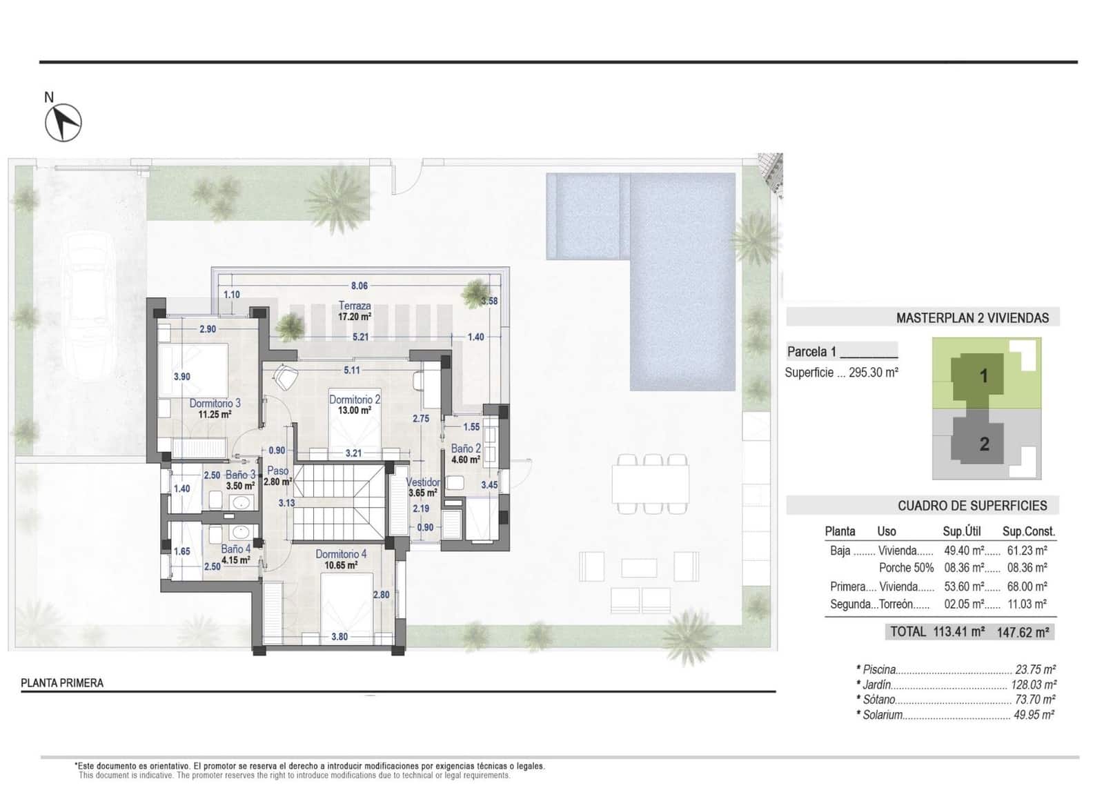 4 quarto Moradia para venda em Torre-Pacheco com piscina garagem - 785 000 € (Ref: 9379664)