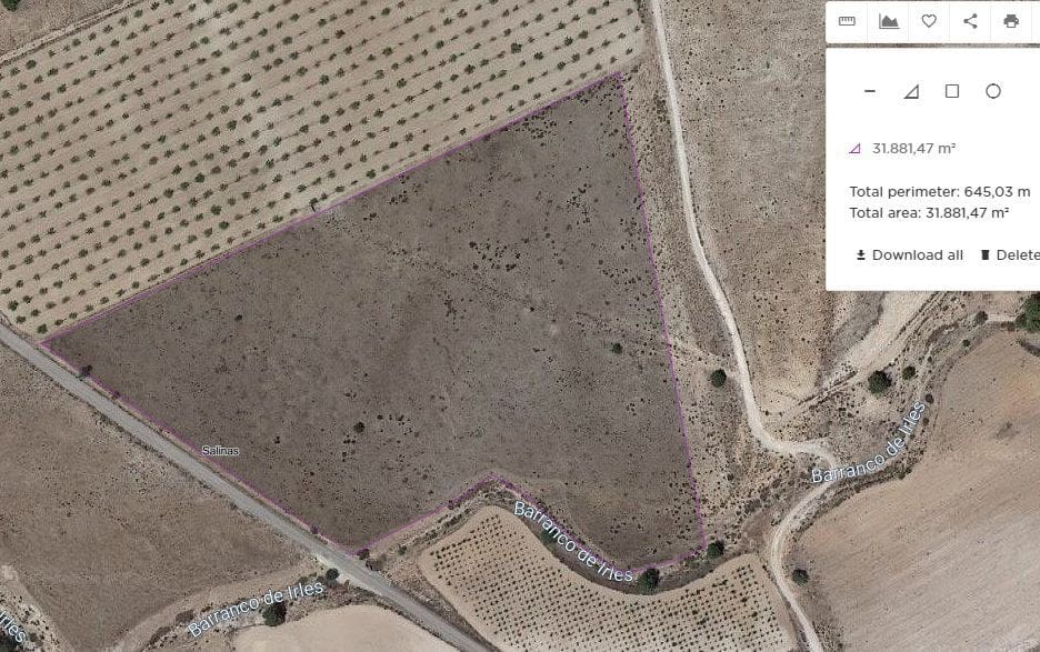 Undeveloped Land for sale in Salinas - € 45,995 (Ref: 9444965)