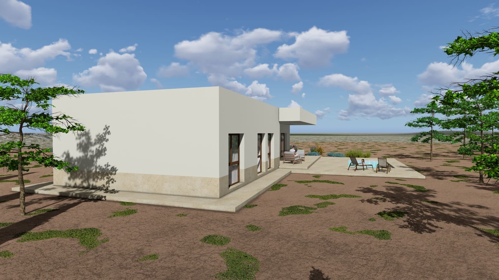 3 sypialnia Willa na sprzedaż w Monovar / Monover z basenem - 395 000 € (Ref: 9566417)