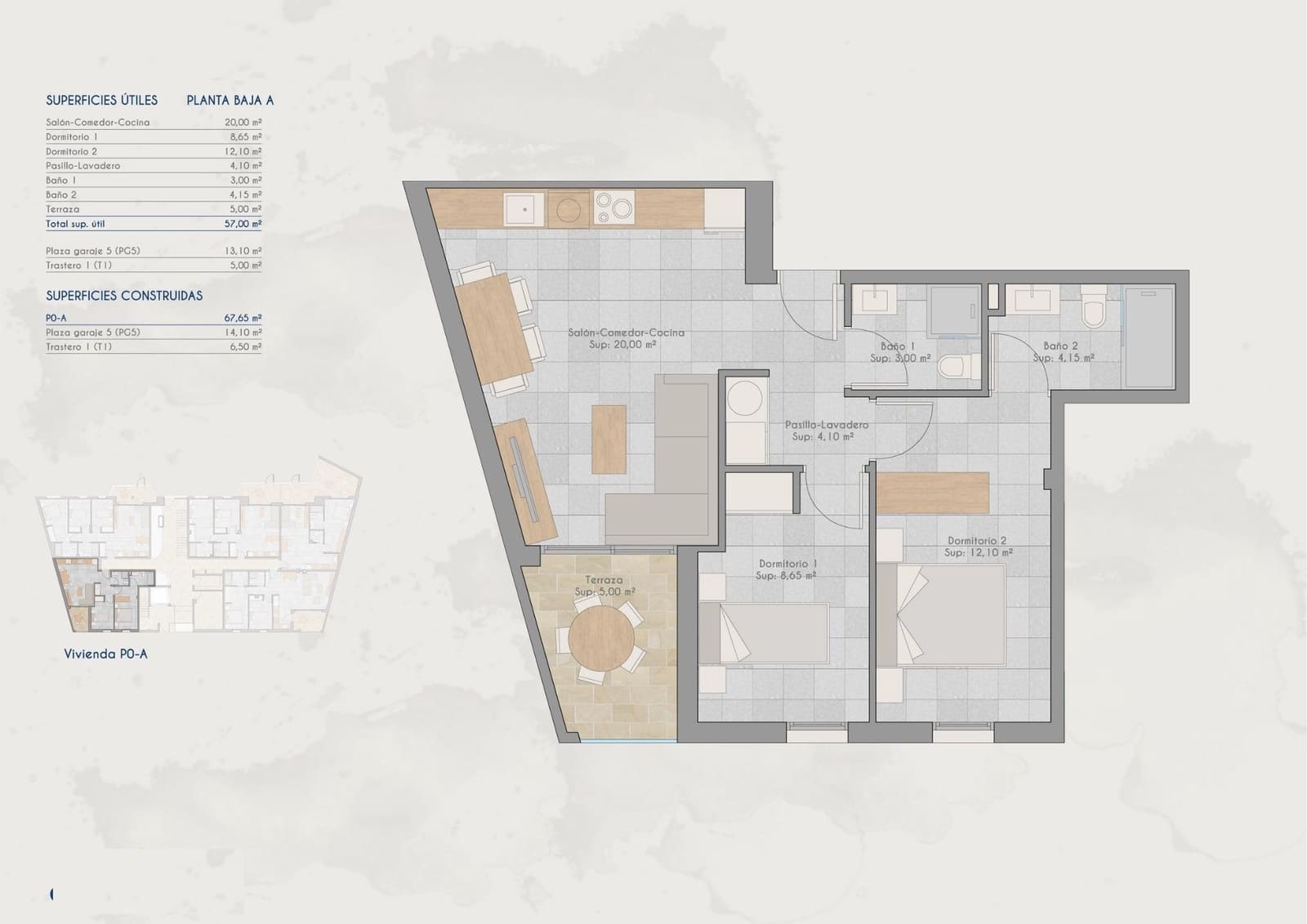 2 sovrum Lägenhet till salu i Los Cuarteros med pool garage - 199 000 € (Ref: 9674689)
