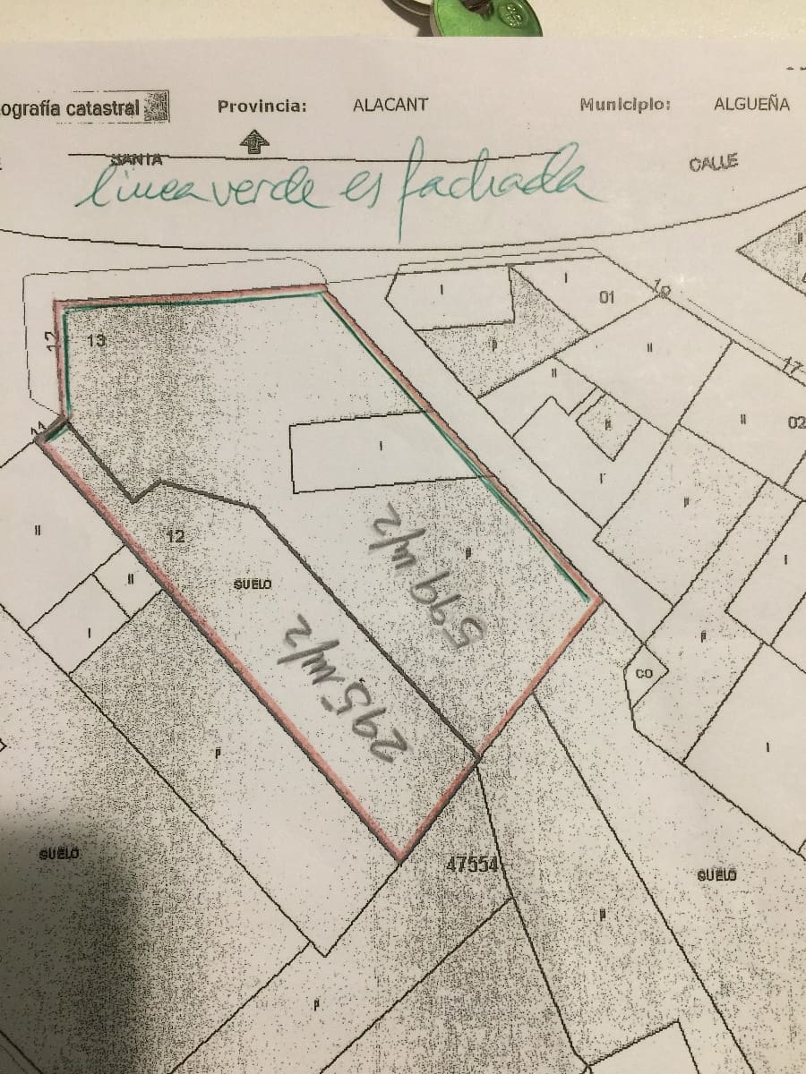 Undeveloped Land for sale in L'Alguena / Alguenya - € 199,995 (Ref: 9676433)