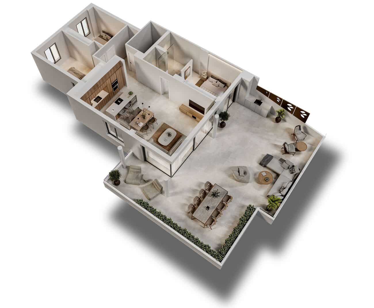 2 camera da letto Attico in vendita in La Sella con piscina garage - 570.000 € (Rif: 9685175)