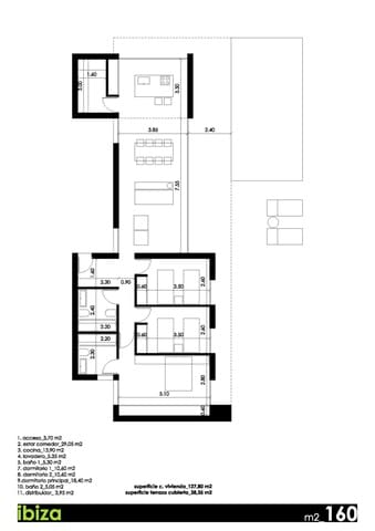 3 sovrum Villa till salu i Pedreguer - 670 000 € (Ref: 9685178)