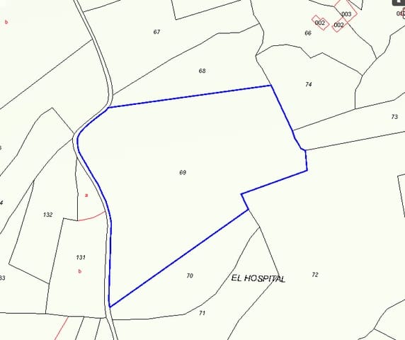 Ubebygd land til salgs i Pinoso - € 82 995 (Ref: 9687228)