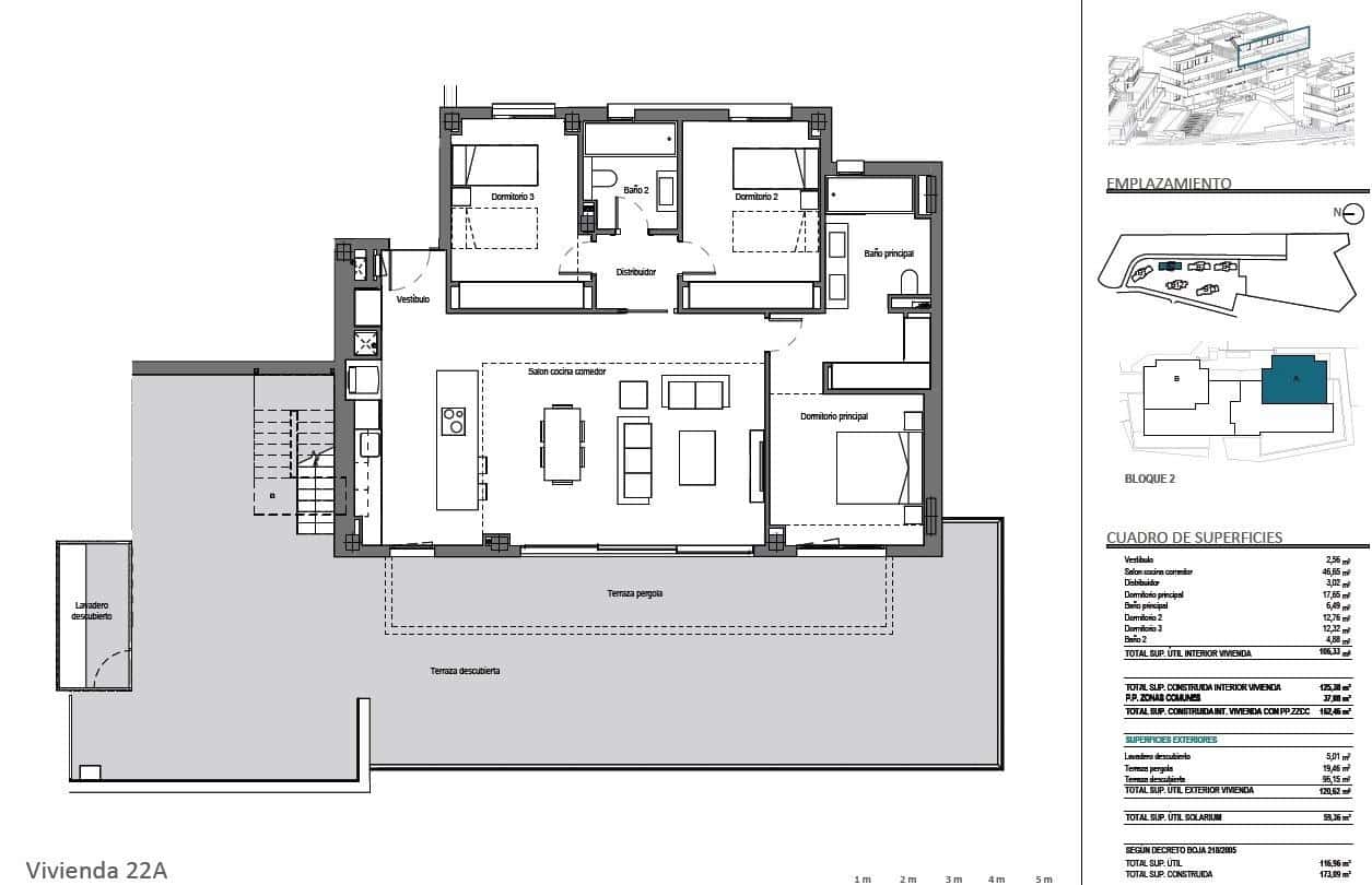 Ático de 3 habitaciones en Los Monteros en venta con piscina - 1.150.000 € (Ref: 9801562)