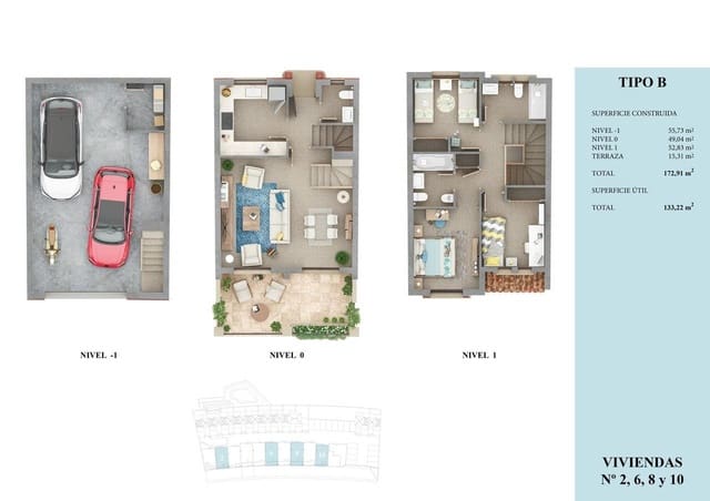 Casa de 3 habitaciones en Almuñécar en venta con piscina - 285.000 € (Ref: 9801639)