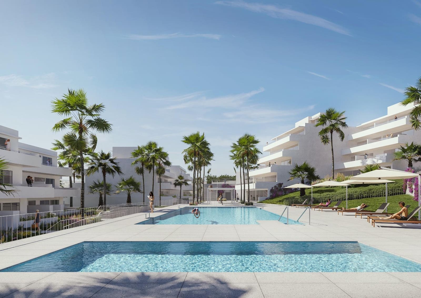 2 chambre Penthouse à vendre à Estepona avec piscine garage - 552 000 € (Ref: 9801666)