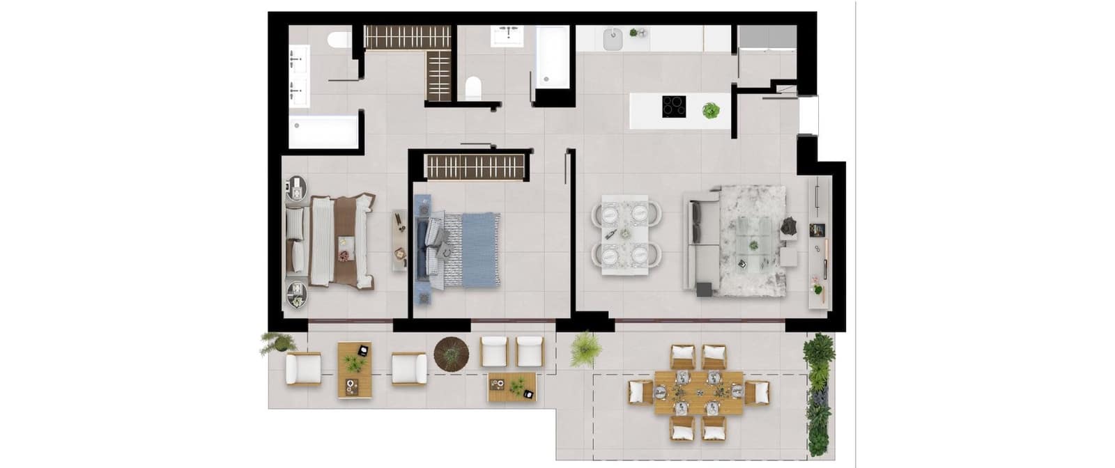 2 sovrum Lägenhet till salu i Istan med pool garage - 460 000 € (Ref: 9801673)