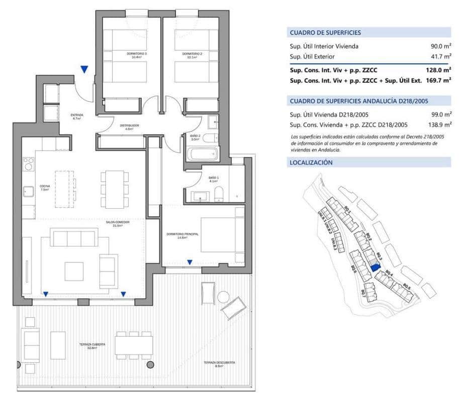 3 Zimmer Apartment zu verkaufen in Cancelada mit Pool Garage - 419.500 € (Ref: 9801677)