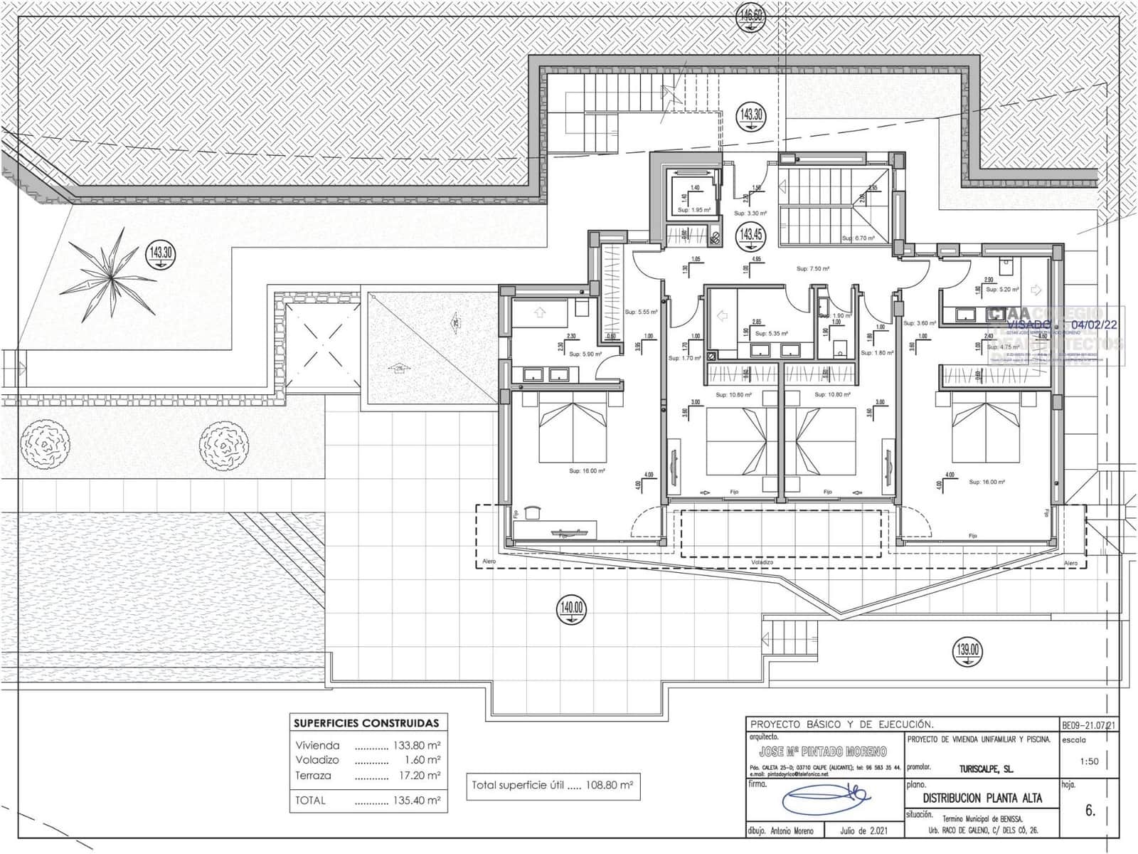 4 camera da letto Villa in vendita in Benissa con piscina - 2.450.000 € (Rif: 9801748)