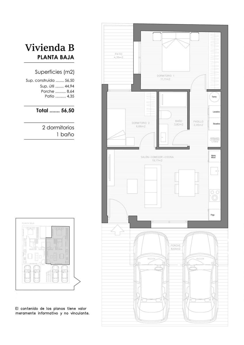 2 bedroom Apartment for sale in Benejuzar - € 131,250 (Ref: 9802244)