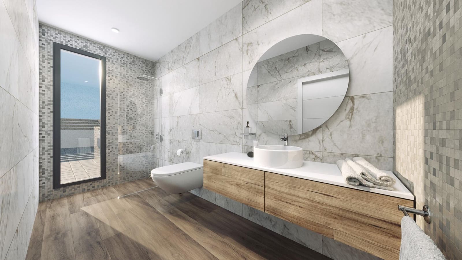 3 makuuhuone Huvila myytävänä paikassa Finestrat mukana uima-altaan 
autotalli - 599 000 € (Ref: 9802309)