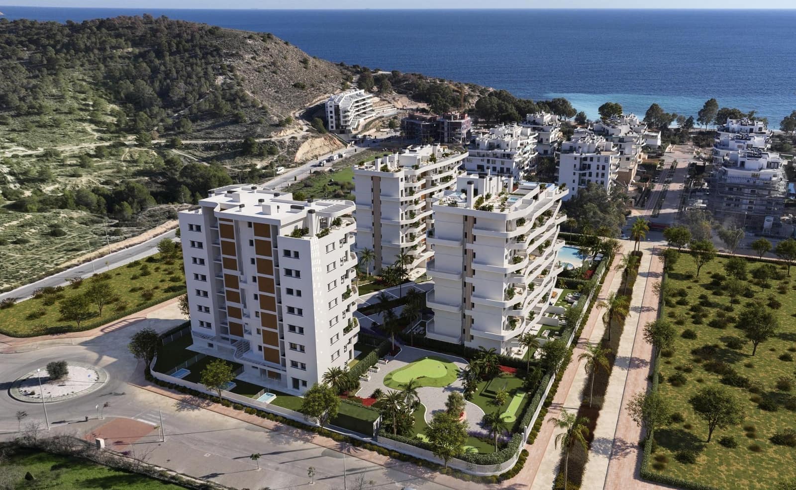 1 soveværelse Lejlighed til salg i La Villajoyosa / Vila Joiosa med swimmingpool garage - € 339.000 (Ref: 9975921)