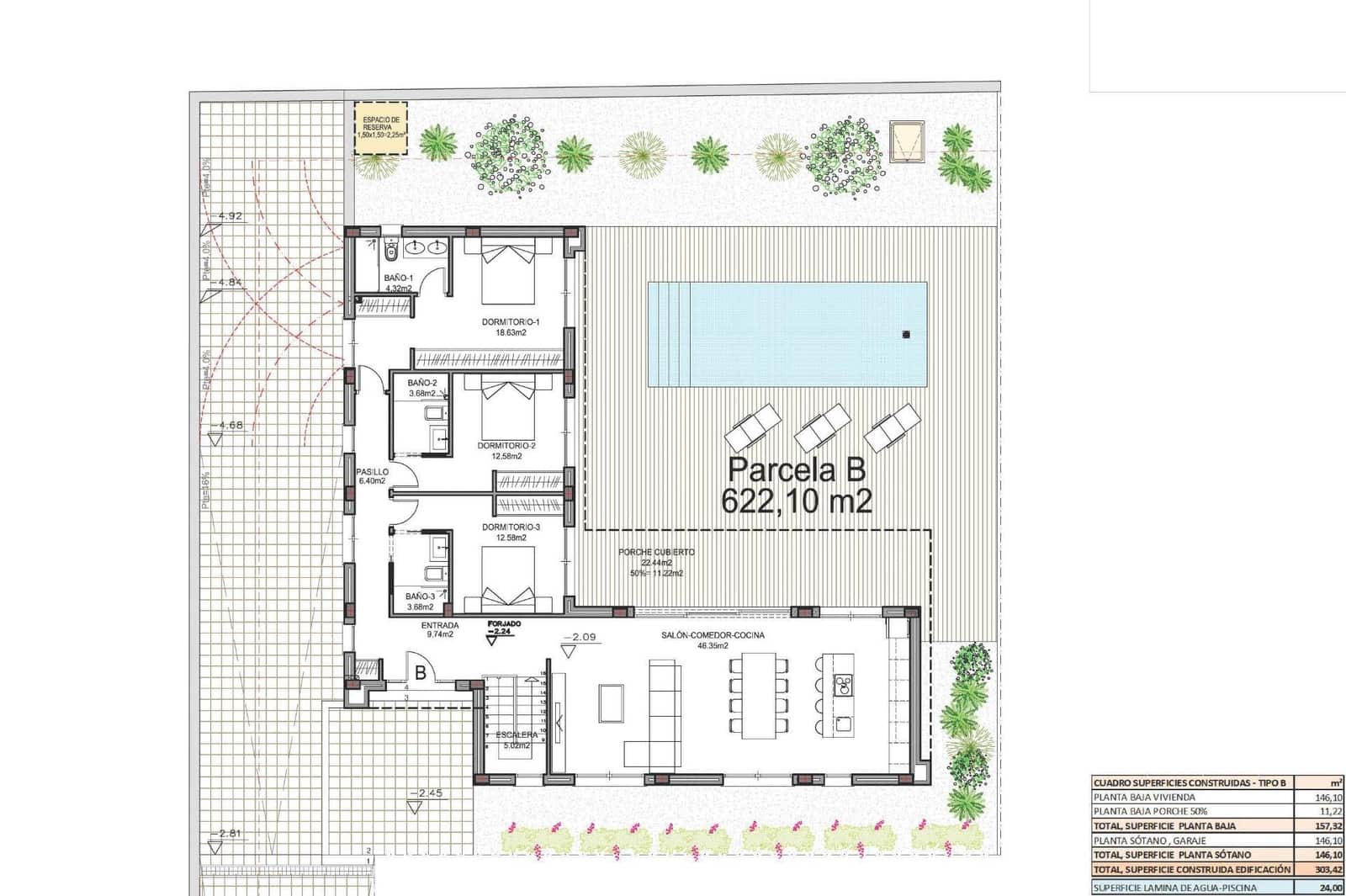 3 Zimmer Villa zu verkaufen in Polop mit Pool Garage - 750.000 € (Ref: 9975936)