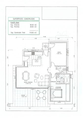 2 slaapkamer Villa te koop in Tormos met zwembad garage - € 366.500 (Ref: 8066987)