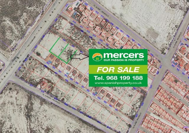 Mark till salu i Camposol, Mazarrón - 24 000 € (Ref: 6810604)