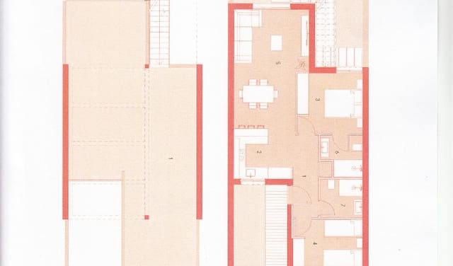 2 soverom Kjedet enebolig til salgs i Baños y Mendigo, Murcia by med svømmebasseng - € 229 000 (Ref: 6810675)