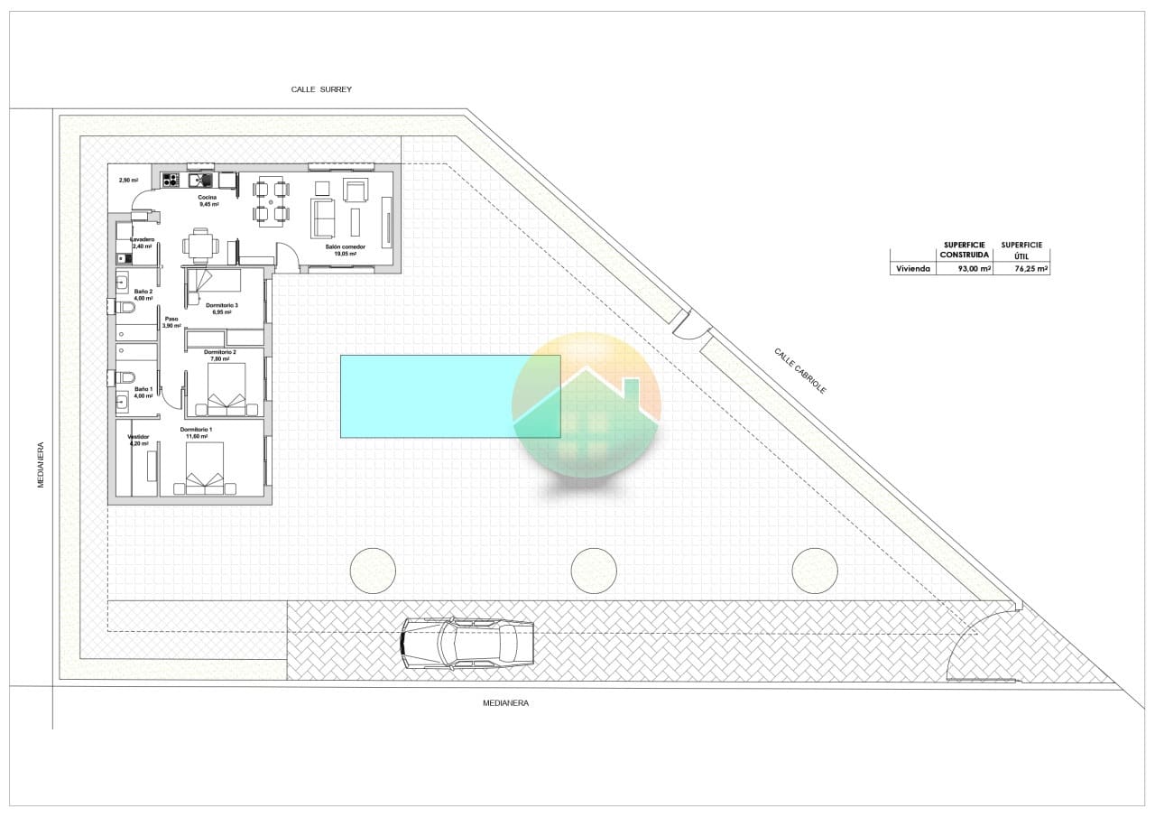3 slaapkamer Villa te koop in Mazarron met zwembad - € 339.000 (Ref: 8754666)