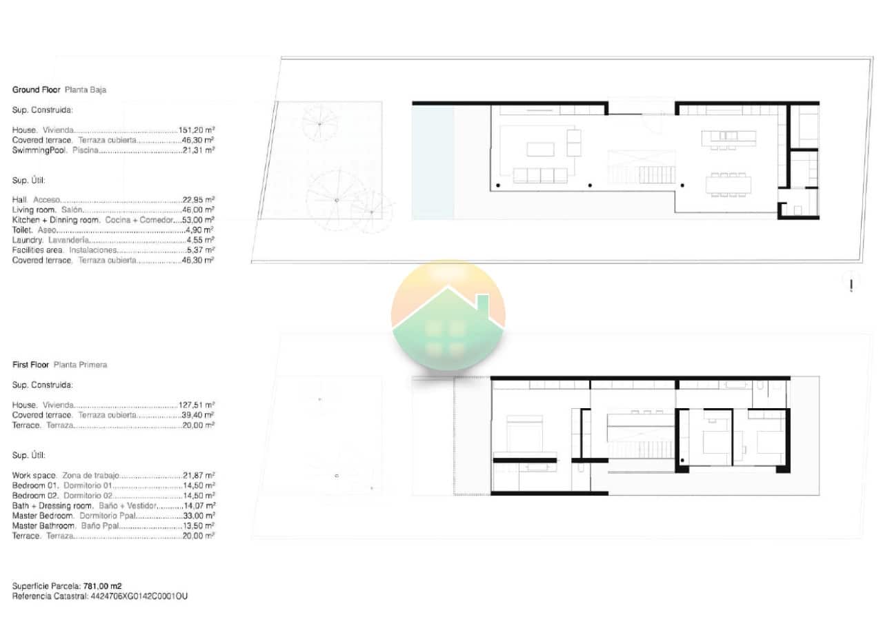 3 sypialnia Willa na sprzedaż w Mojacar z basenem - 900 000 € (Ref: 8826140)