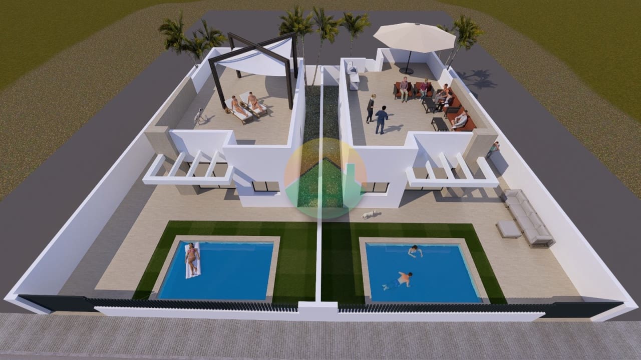 3 slaapkamer Villa te koop in Mazarron met zwembad - € 250.000 (Ref: 8906541)