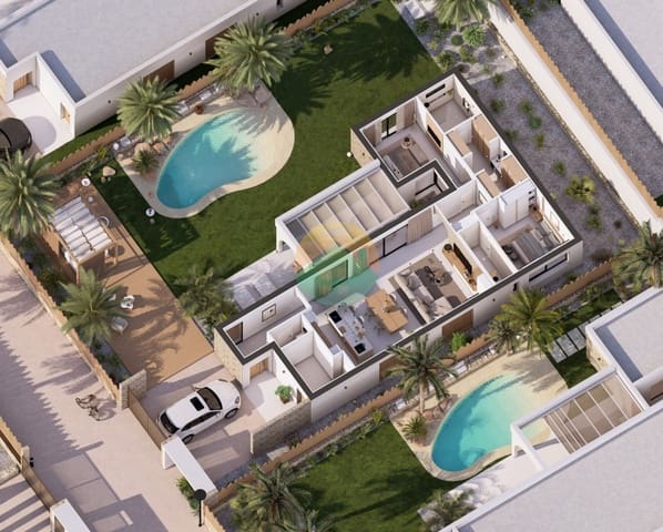 Chalet de 2 habitaciones en Baños y Mendigo, Murcia ciudad en venta con piscina - 403.000 € (Ref: 8989812)