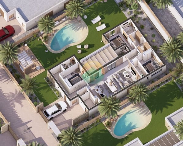 3 makuuhuone Huvila myytävänä paikassa Baños y Mendigo, Murcia kaupunki mukana uima-altaan - 585 500 € (Ref: 8990048)