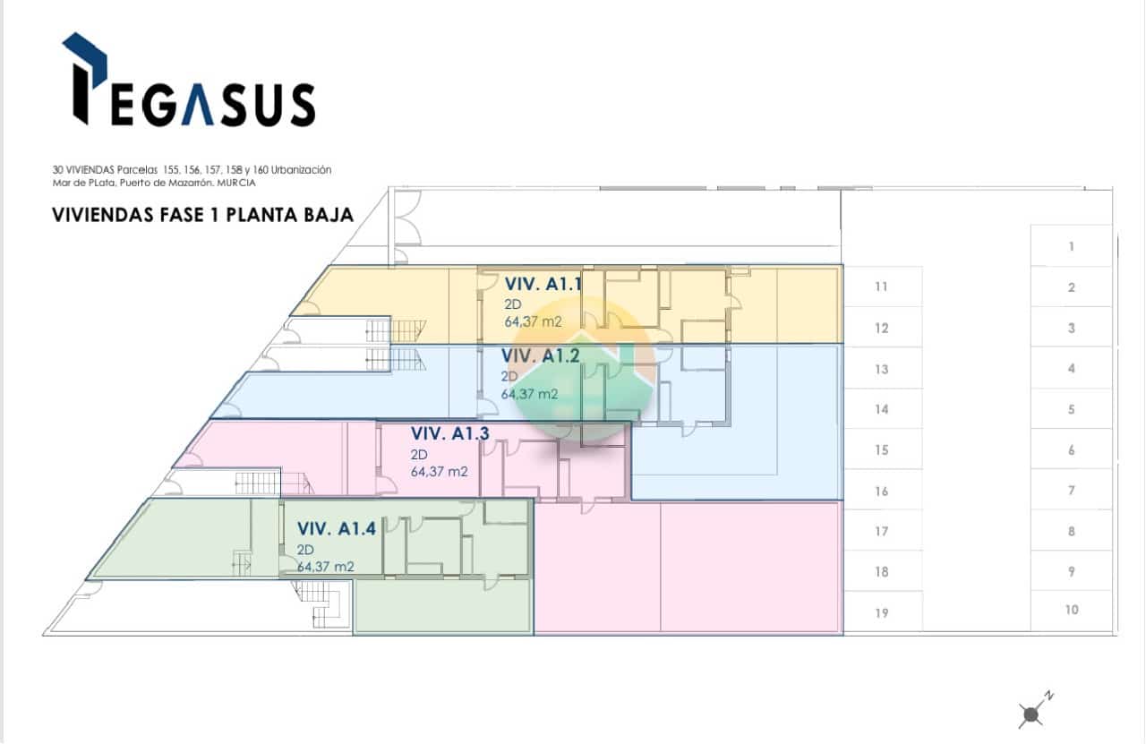 2 chambre Appartement à vendre à Puerto de Mazarron - 189 000 € (Ref: 9401013)