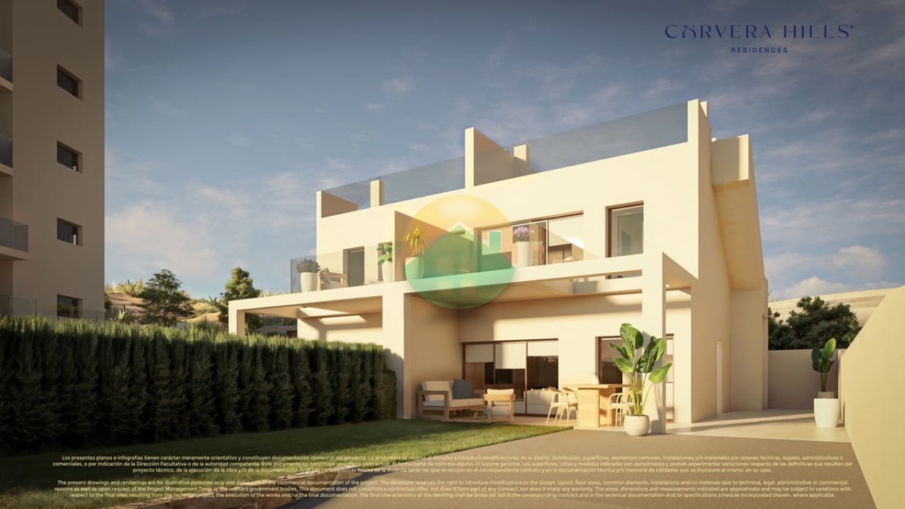 Pareado de 3 habitaciones en Corvera en venta con piscina - 369.000 € (Ref: 9898442)