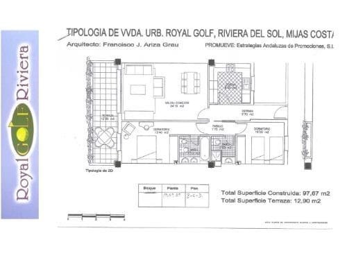 2 chambre Appartement à vendre à Riviera del Sol avec piscine garage - 288 000 € (Ref: 873131)